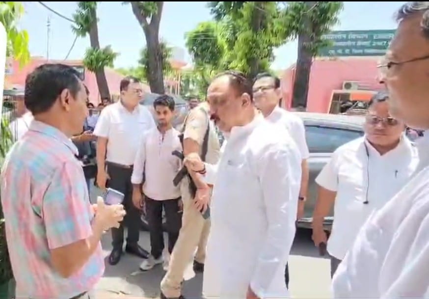 The city MLA enquired about the health facilities from the patients admitted in the emergency ward of SBD district hospital and their attendants