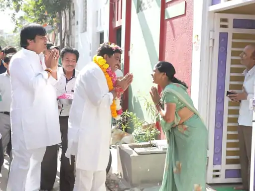 Congress candidate Sanjay Shukla did public relations in various areas of the assembly constituency