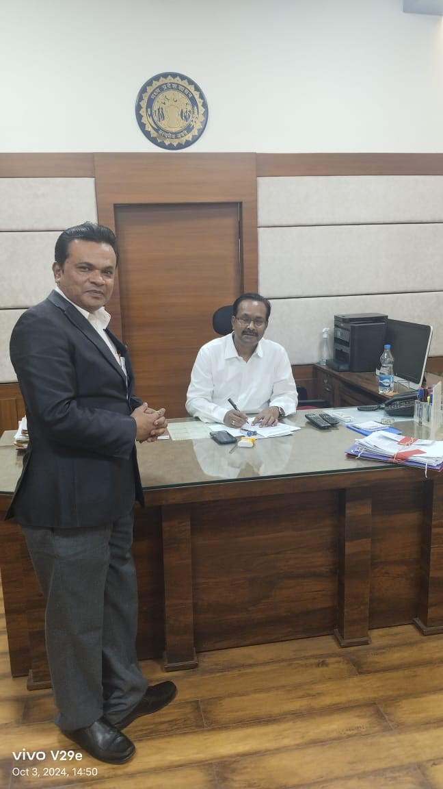 Kajai Sarpanch met the Commissioner