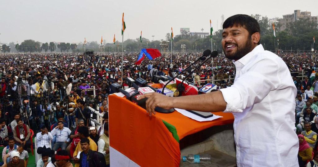 Star campaigner and national student leader Kanhaiya Kumar ji