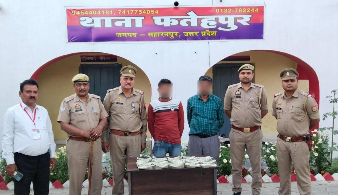 UP, Saharanpur police team launched vehicle checking campaign