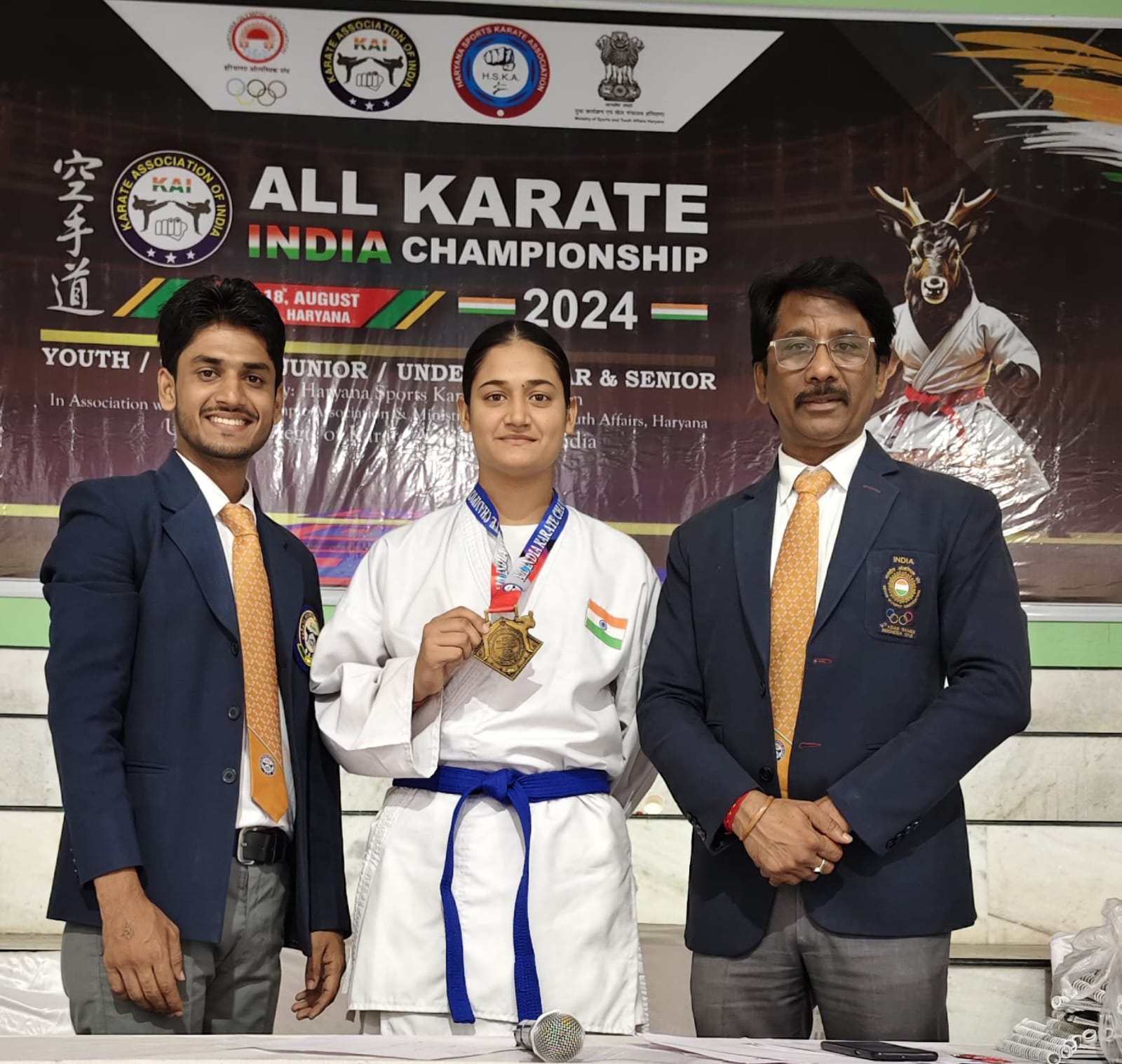Indraprastha College student Nishu selected for National Games in Karate competition