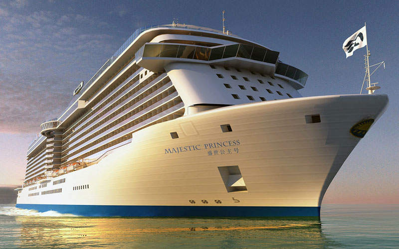 800 people on the Majestic Princess cruise were stirred up due to corona