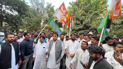 Youth Congress submitted memorandum on the problems of farmers and laborers affected by SECL and Neelkanth Company