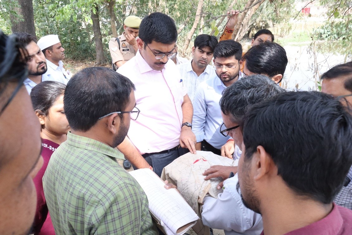 District Magistrate did a surprise inspection of Kailashpur Wetland