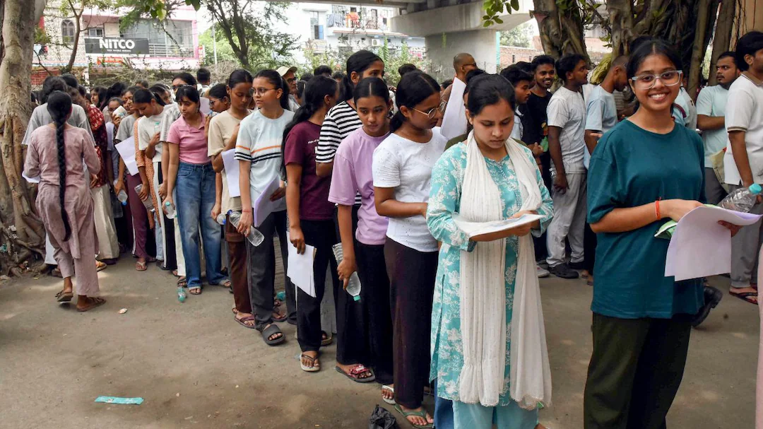 The NEET-UG exam is being held again today across the country amidst tight security arrangements