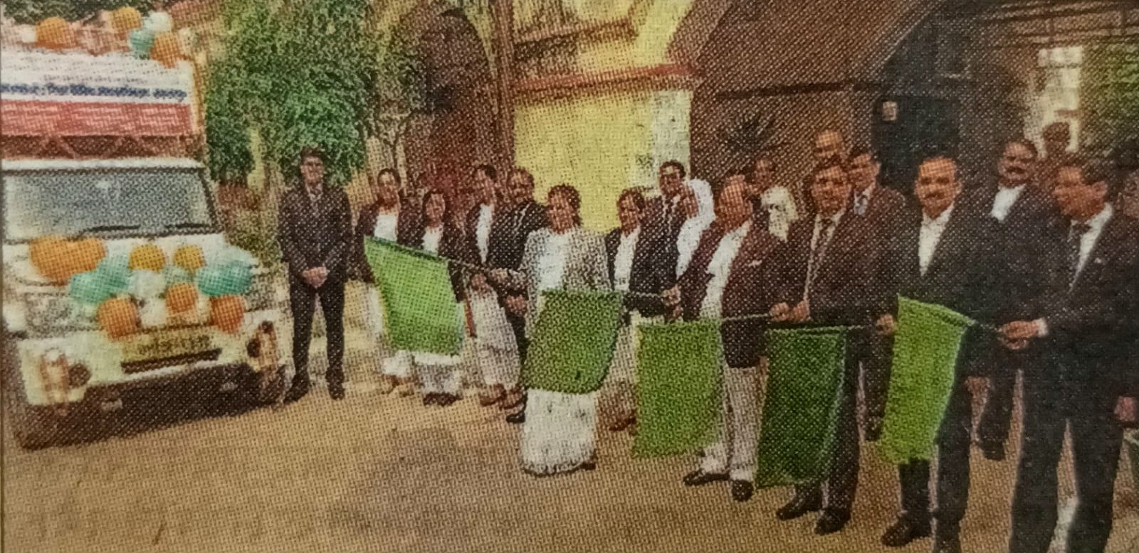 Vehicle was flagged off for National Lok Adalat awareness