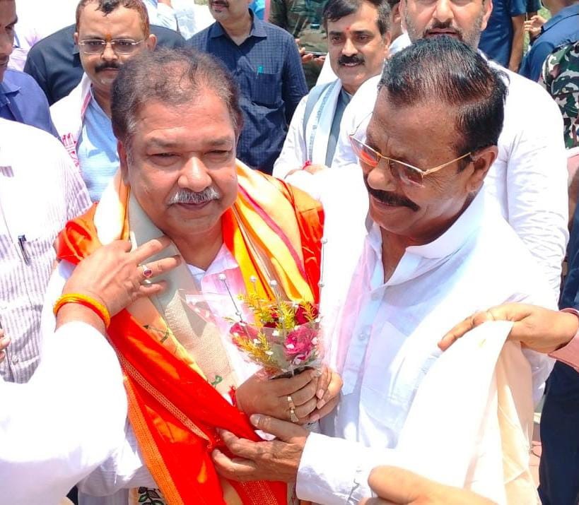 MLA Lalbabu Prasad Gupta welcomed Bihar State President Dr. Dilip Jaiswal!