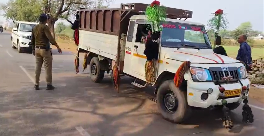 Shivpuri traffic police launched checking campaign