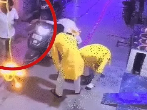 दिल्ली के शाहदरा में चाचा-भतीजे की हत्या का CCTV फुटेज आया सामने